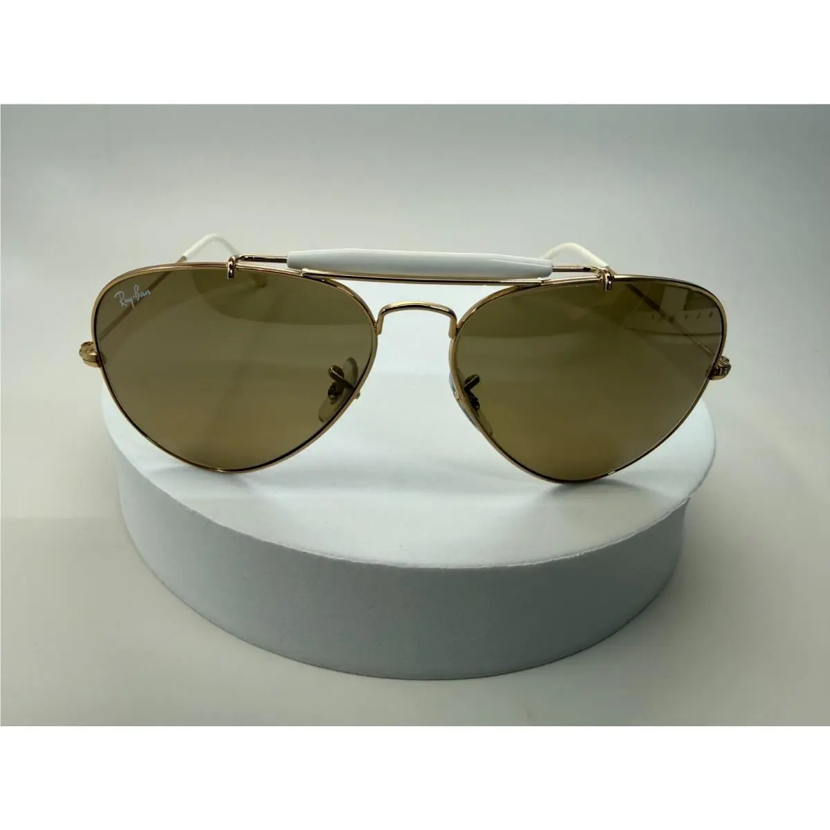 Ray Ban RB3407 Sunglasses Color 001/3K Gold Size 58