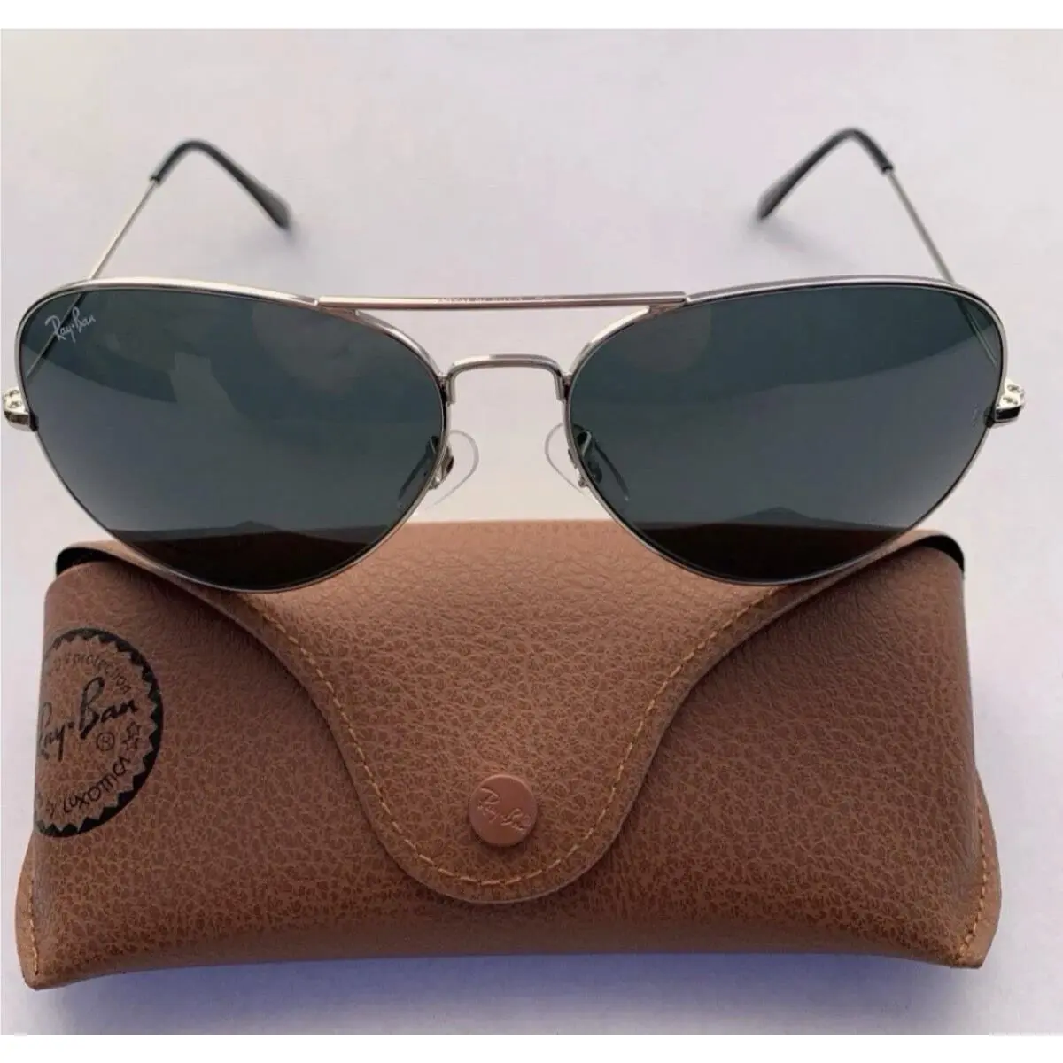 Ray-ban Aviator Sunglasses RB3026 Large 62-14mm Silver Frame Gray Lens