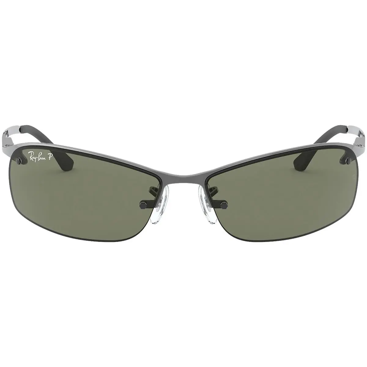 Ray-ban RB3183 004/9A Polished Gunmetal G-15 Green Polarized 63-15-125