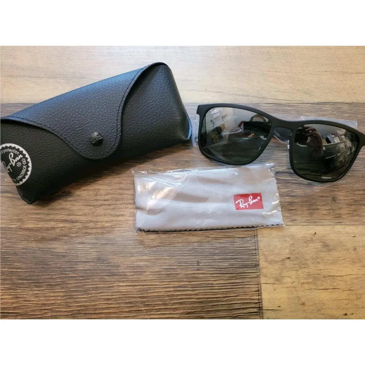 Ray-ban Sunglasses RB4264 601S/5J 4264 Matte Black/grey Mirror Silver Lens