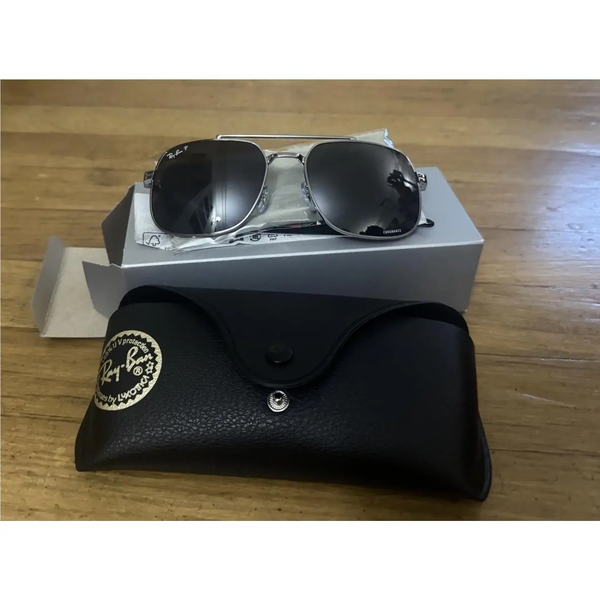 Ray-ban Sunglasses RB3699 004/K8 Gunmetal Dark Grey Polarized