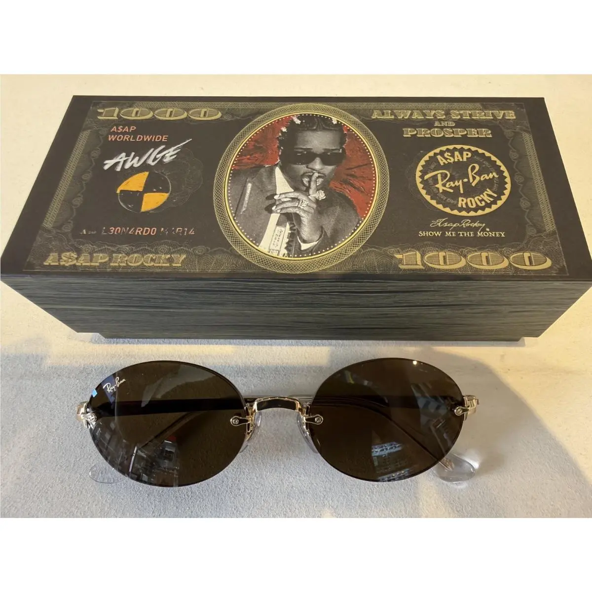 Ray Ban Sunglasses RB3929 001/73 Arista Gold/dark Brown Lens 54MM