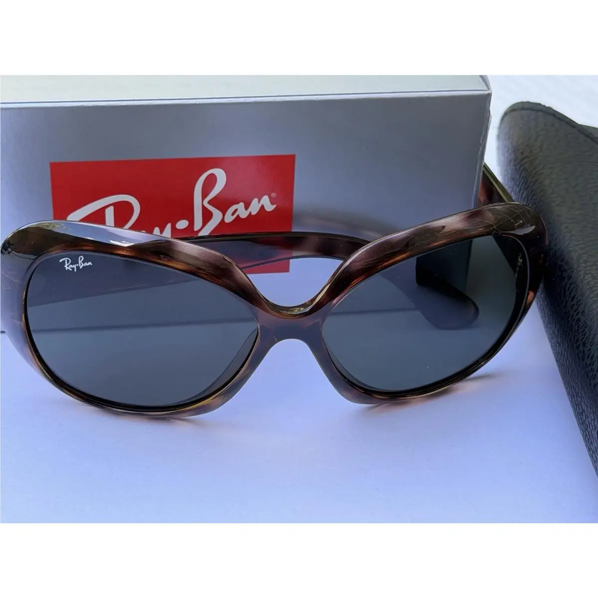 Ray-ban RB4098 710/71 Polished Light Havana G-15 Green Sunglasses 60mm