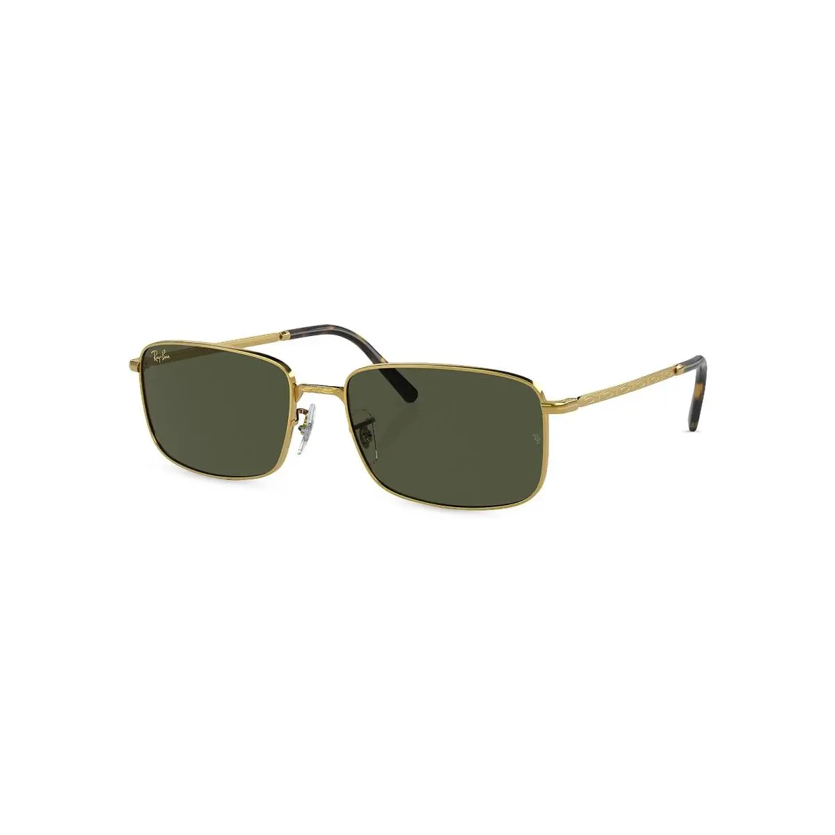 Ray Ban Sunglasses RB3717 5732 Polished Gold/ Dark Green Lens 60MM