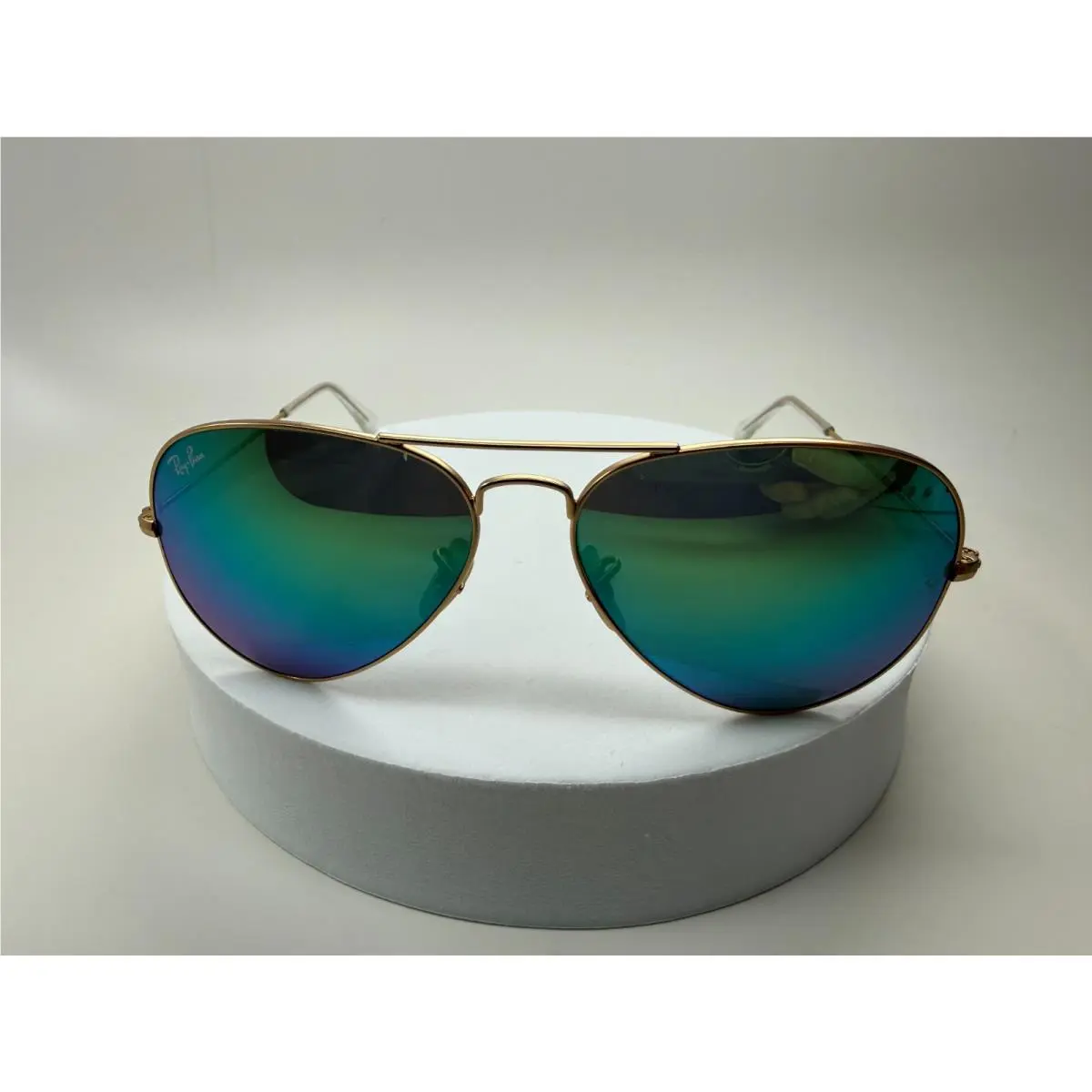 Ray-ban RB3025 Color 112/19 Arista Matte Gold with Green Mirror Flash Lens