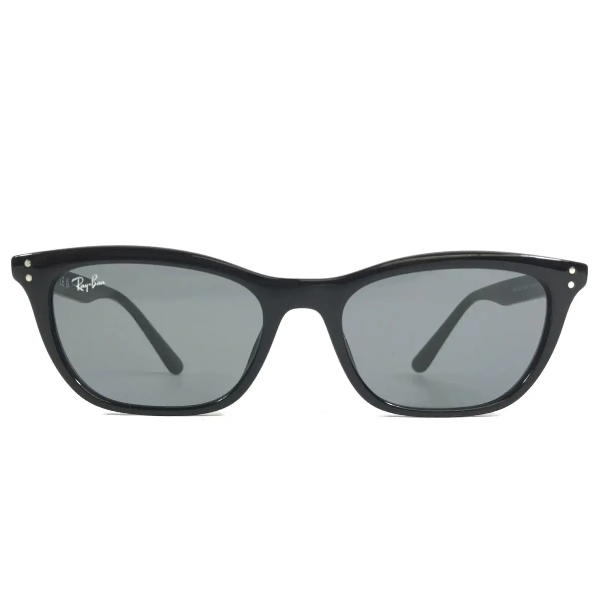 Ray-ban Sunglasses RB4474D 901/87 Polished Black Asian Fit Frames w/ Gray Lenses