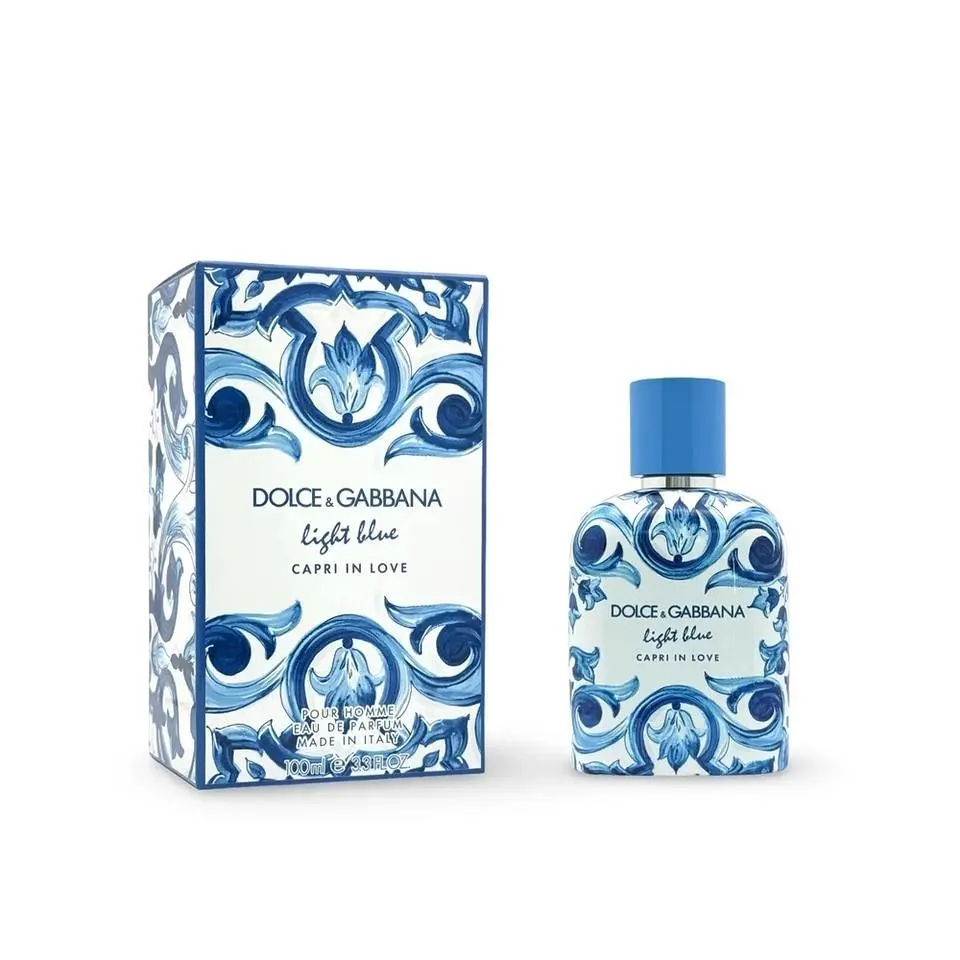 Dolce Gabbana Light Blue Capri IN Love 3.3 oz / 100 ml Edp Spray For Men