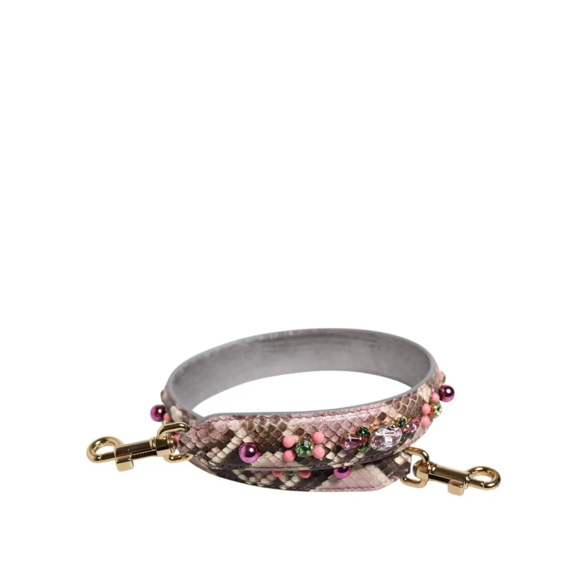Dolce Gabbana Multicolor Embellished Handbag Shoulder Strap