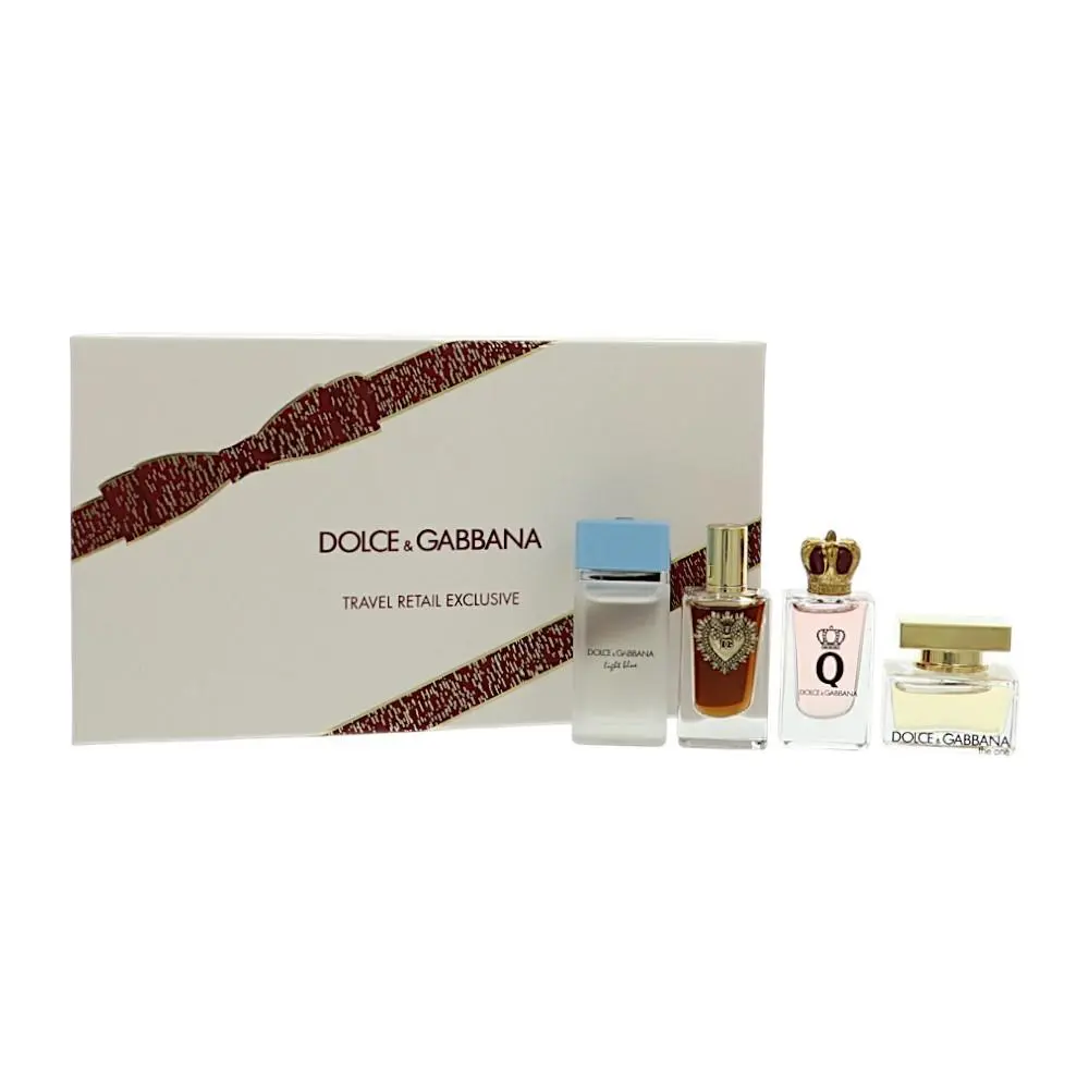 Dolce Gabbana Variety Mini Set by Dolce Gabbana Gift Set For Women 4 Pc