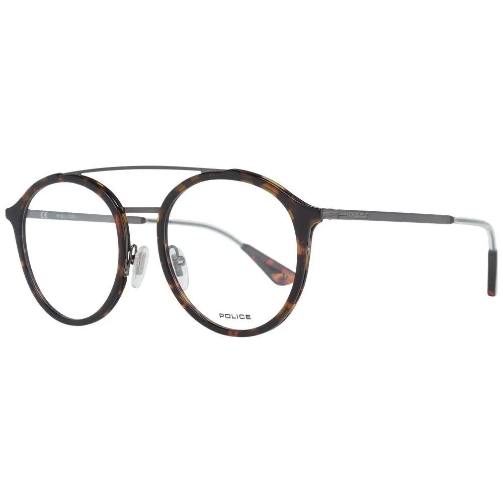 Police Brown Metal Plastic Glasses Frames - PO-1007125