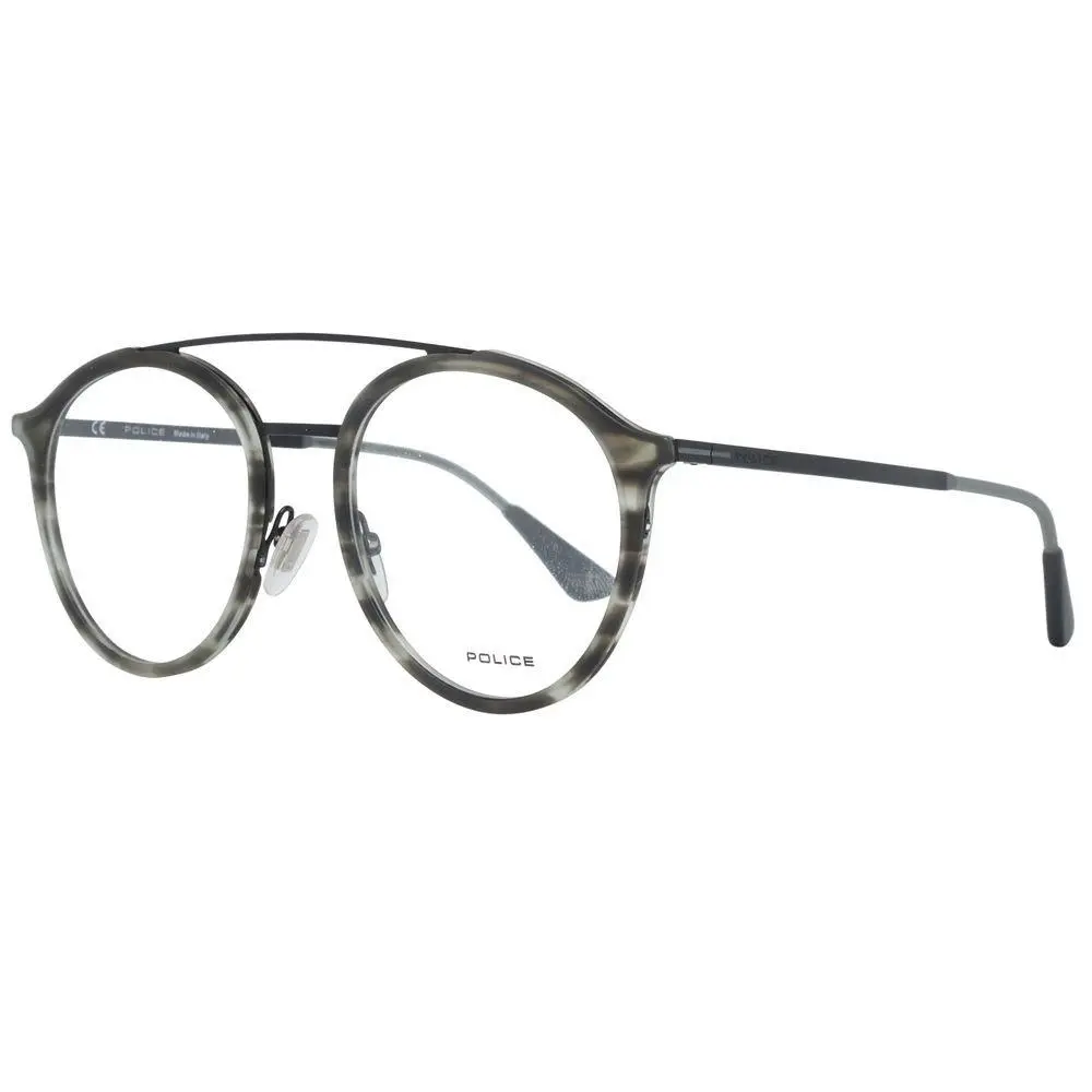 Police Gray Metal Plastic Glasses Frames - PO-1007241