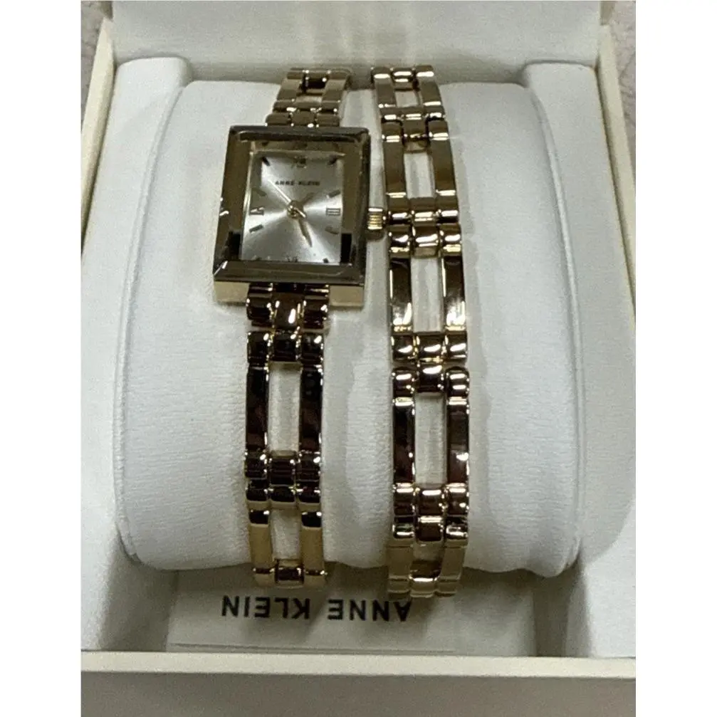 Anne Klein Women`s Bracelet Watch - Gold