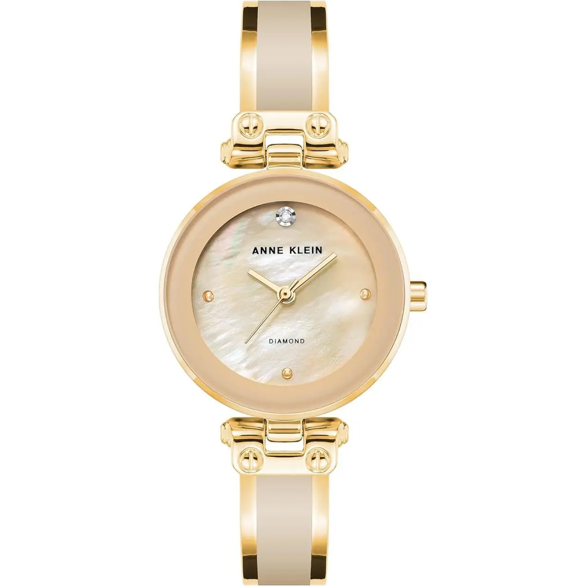 Anne Klein Women`s Diamond Dial Bangle Watch