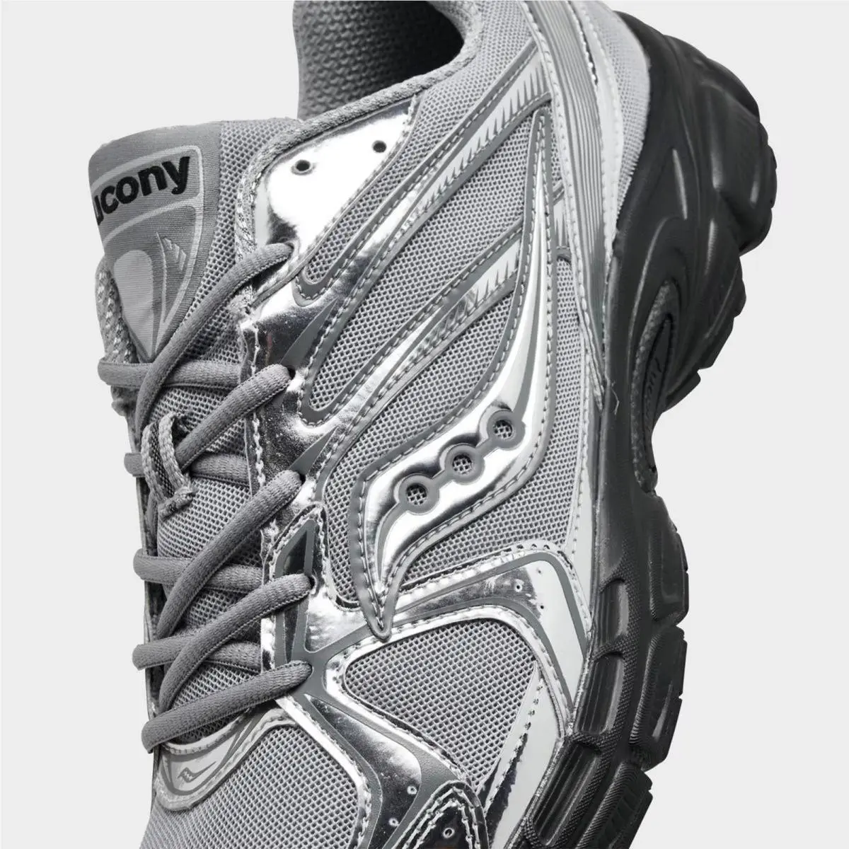 Saucony shoes - S710655 040 - Grey/Silver Metallic 0