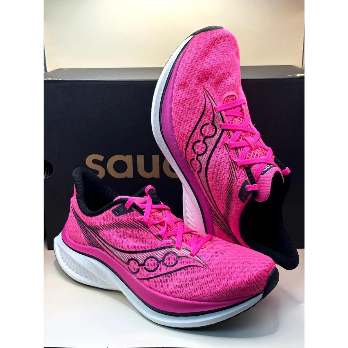 Saucony Endorphin Speed 5 S21007-98 Shock/black Medium Men`s Running Shoes