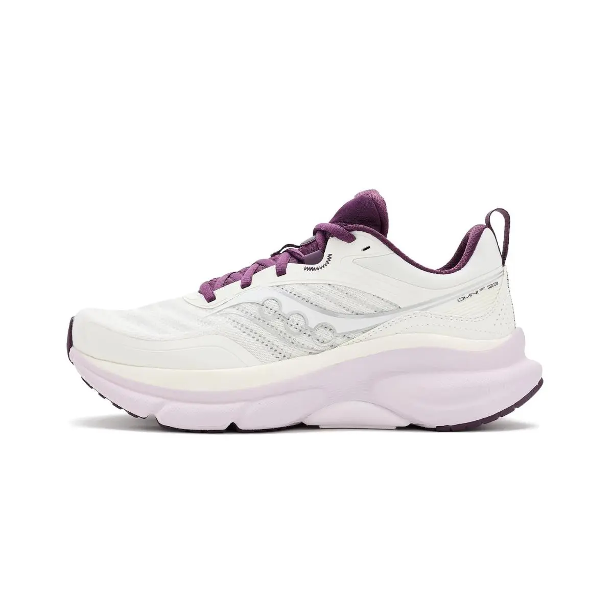Saucony shoes - Ivory/Eggplant 2