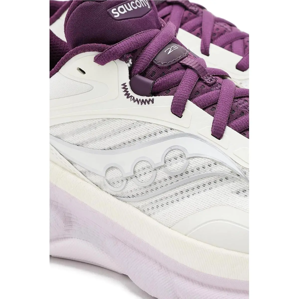 Saucony shoes - Ivory/Eggplant 4