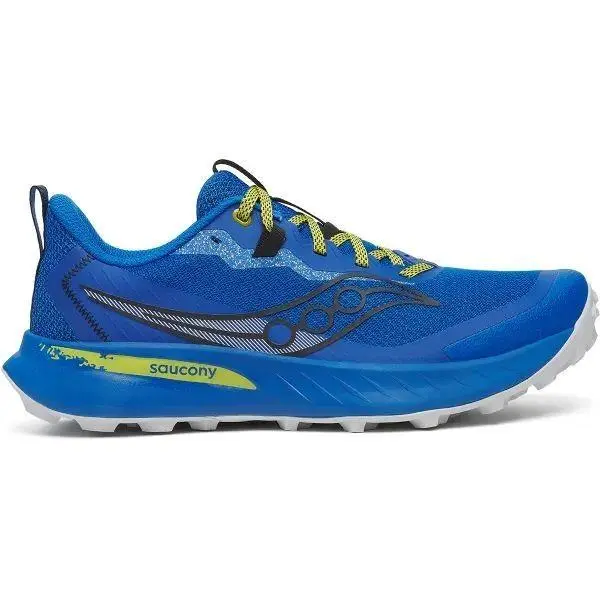 Men`s Saucony Peregrine 15 - Blue and Yellow - Various Sizes 9.5 11.5 13