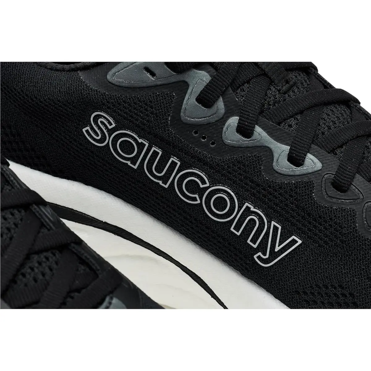Saucony shoes - Black/Silver 4