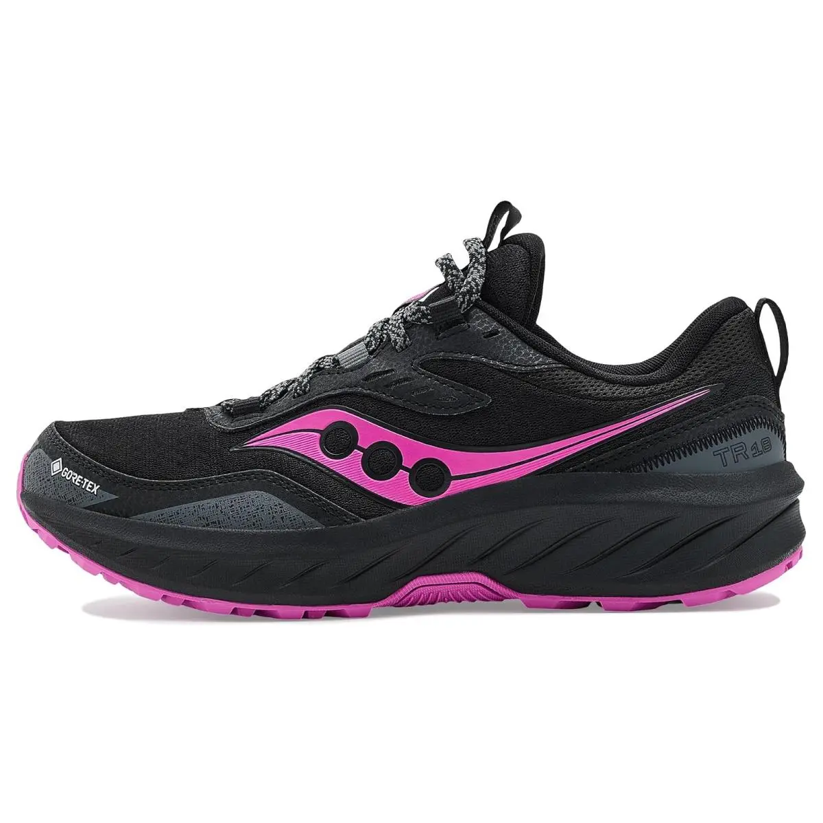 Saucony shoes - Black/Mulberry 2