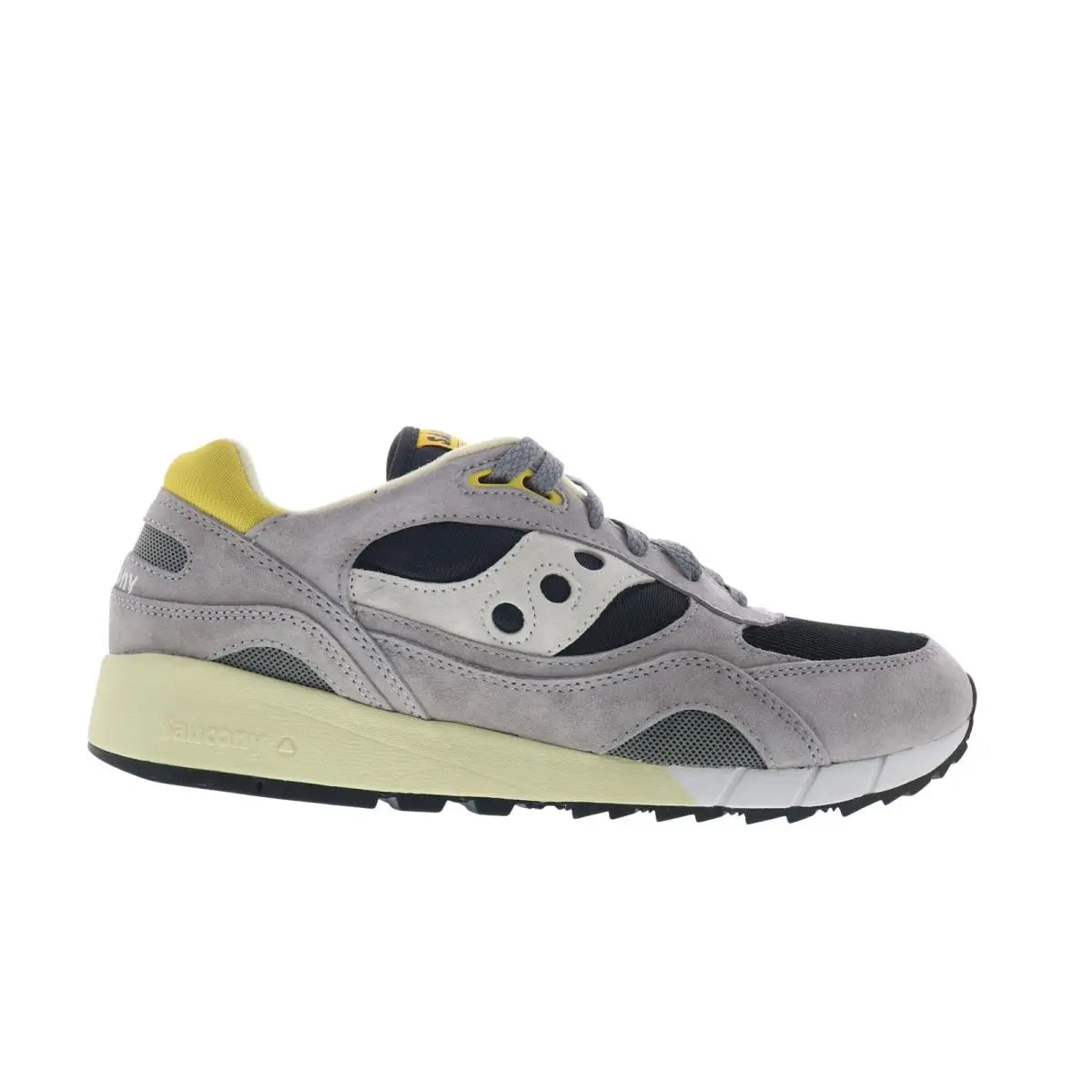 Saucony Shadow 6000 S70441-21 Mens Gray Suede Lifestyle Sneakers Shoes