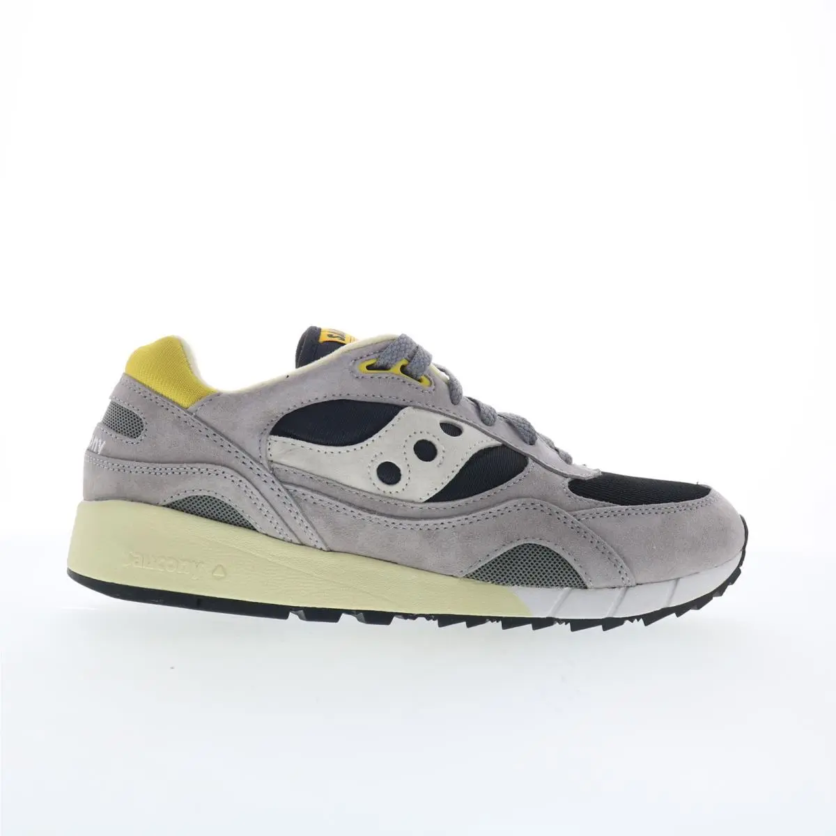 Saucony Shadow 6000 S70441-21 Mens Gray Suede Lifestyle Sneakers Shoes