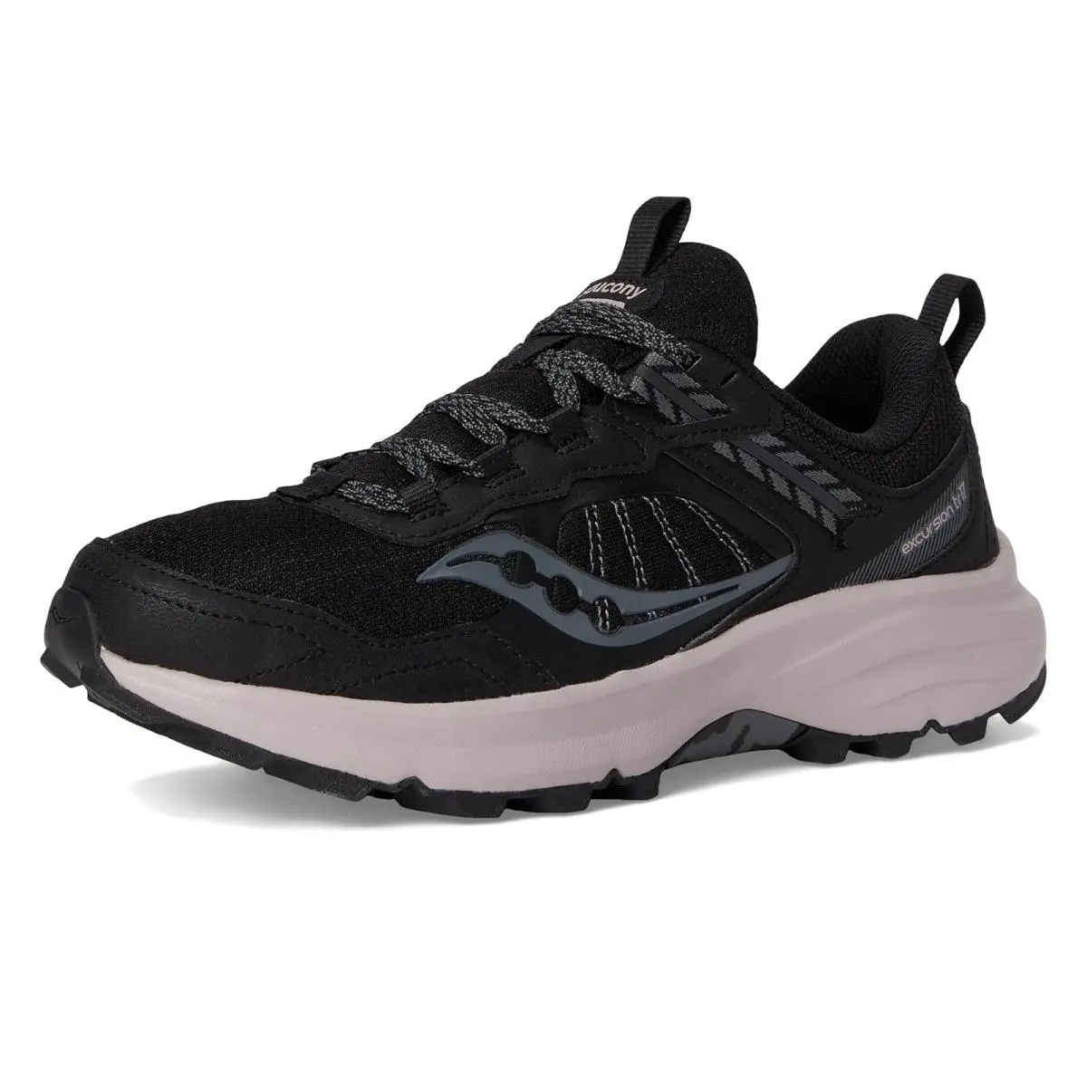 Saucony shoes - Black/Woodrose 5