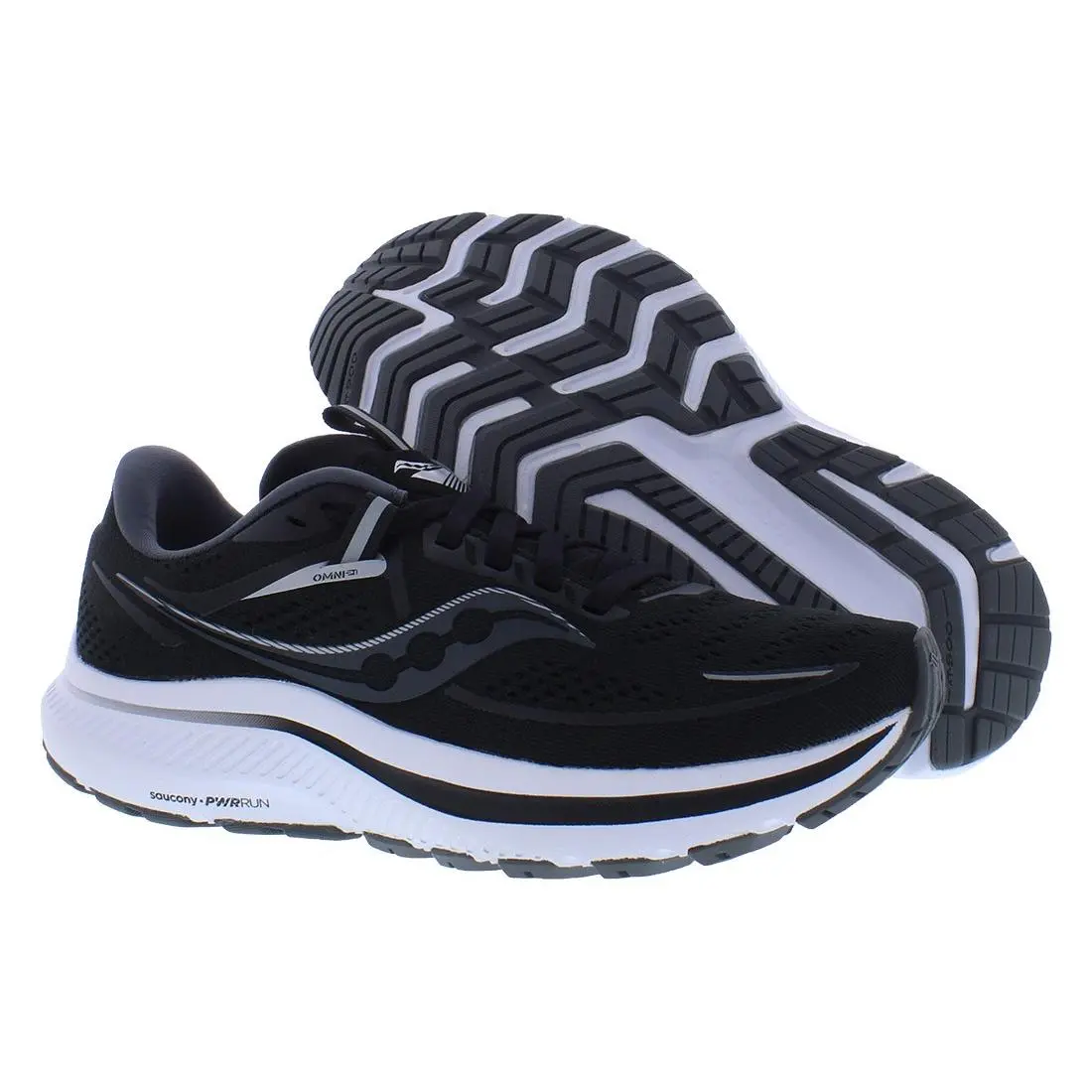 Saucony shoes - Black/White, Main: Black 4