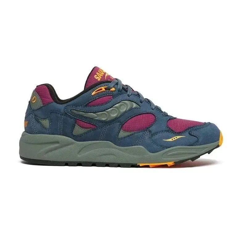 Saucony Grid Shadow 2 Womens Size 8 Premium Purple Blue Running Shoes S70846-3