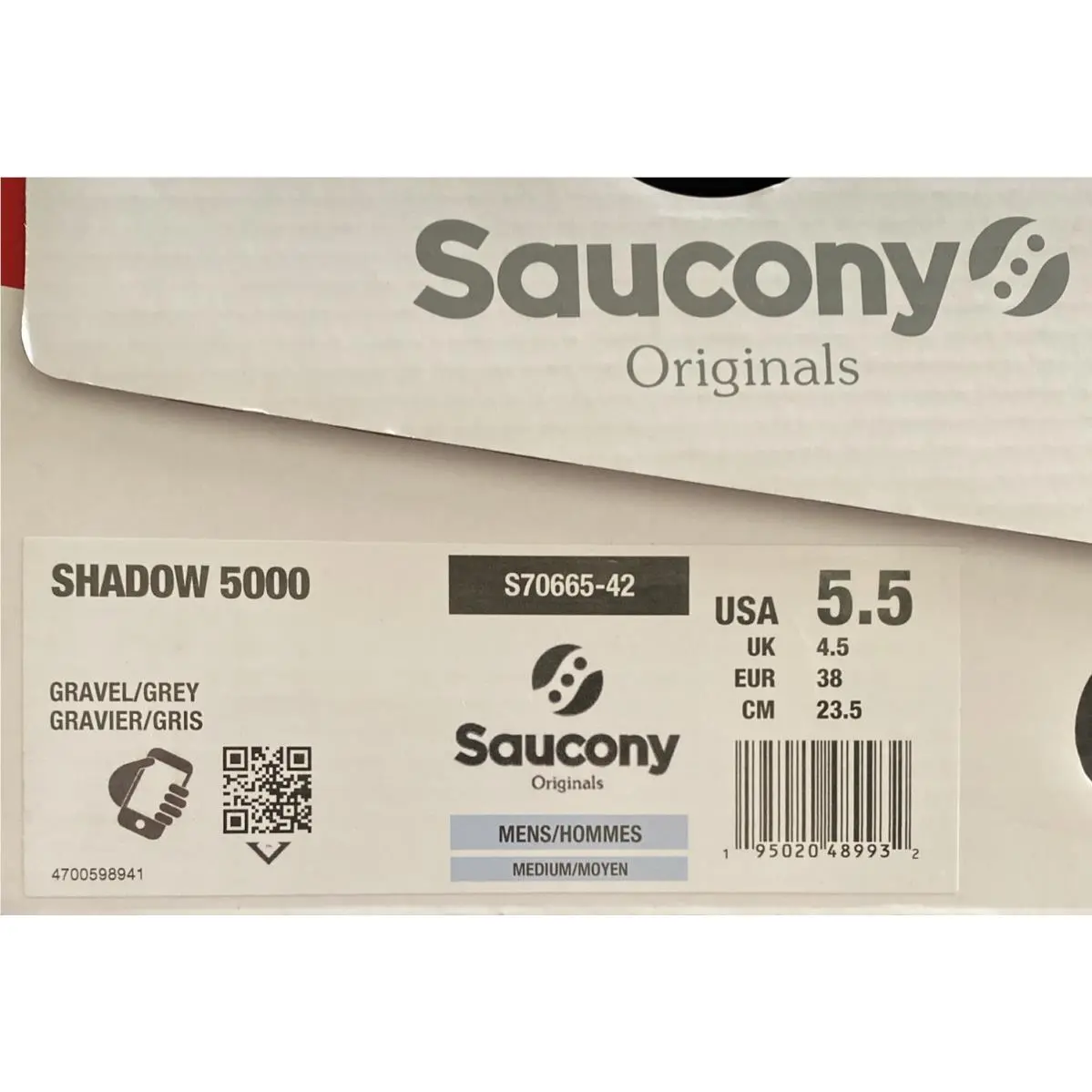 Saucony shoes - Saucony Shadow 5000 - Shadow - S70665-42 - Gray 5