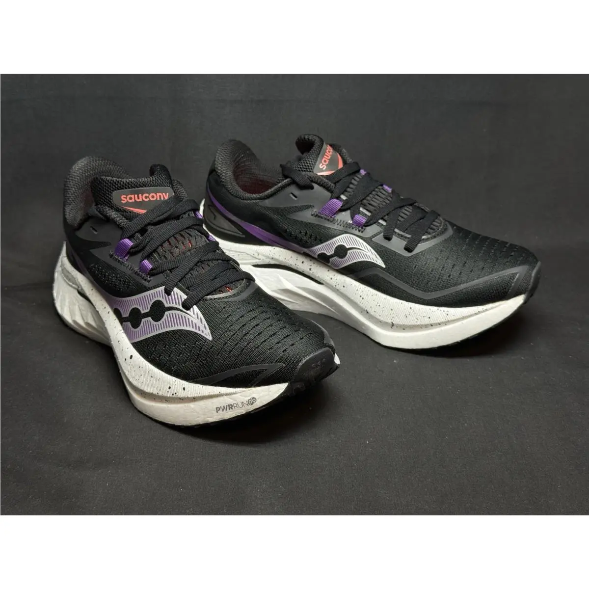 Women Size 7 - Saucony Endorphin Speed 4 Black Violet Running Walking