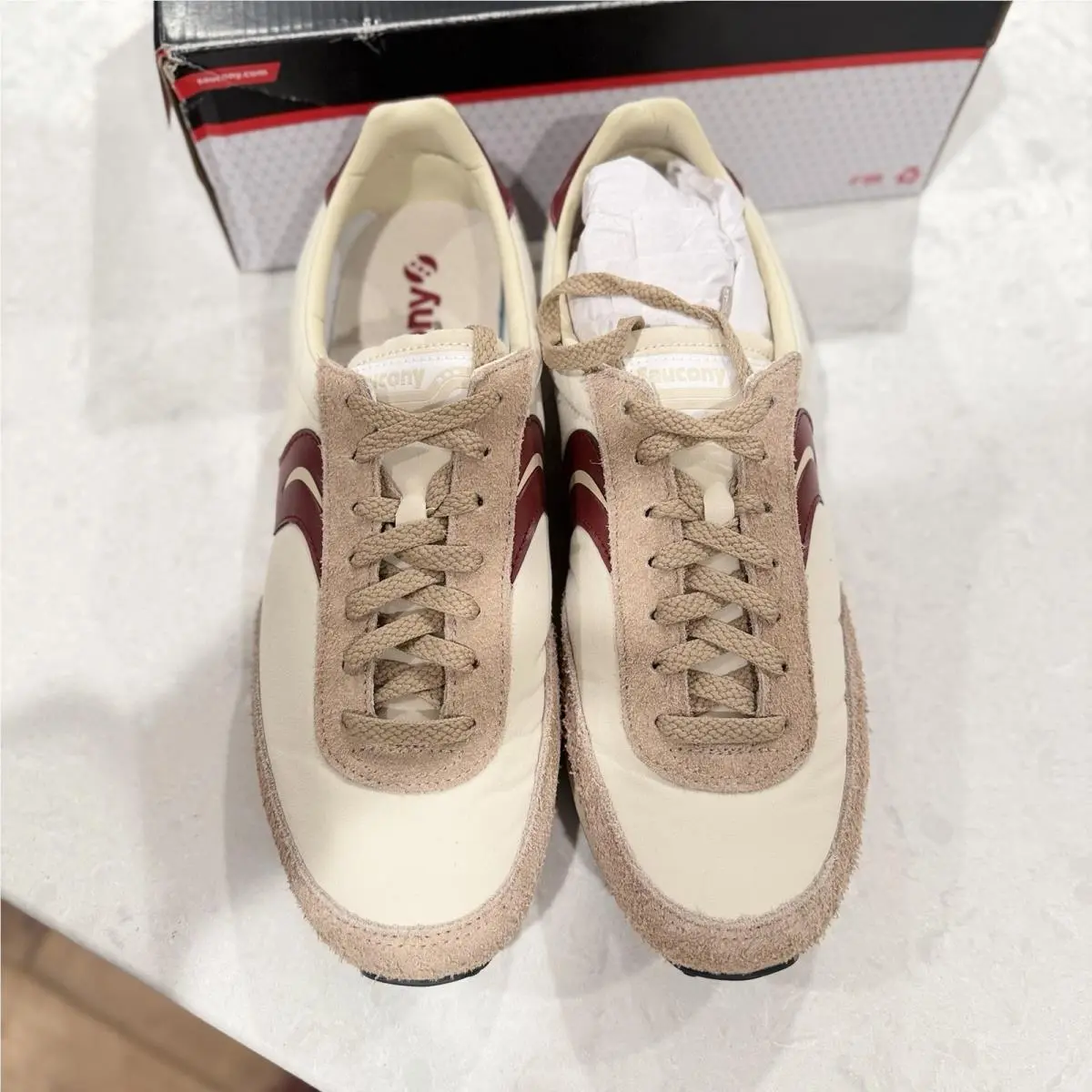 Saucony shoes - Saucony Trainer 80 - Trainer - S70883-2 - Brown Red 1