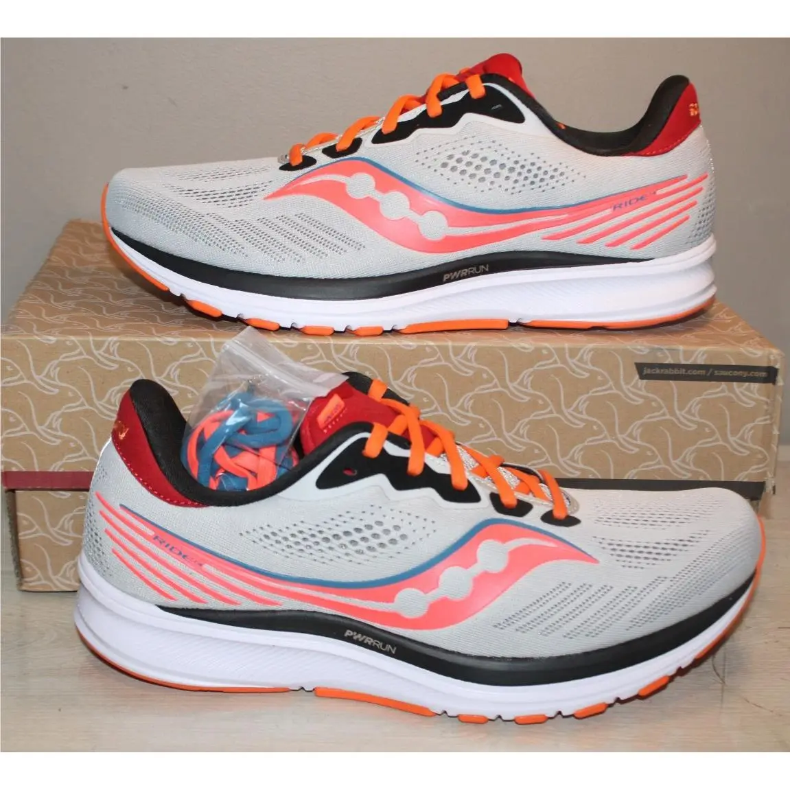 Saucony X Jack Rabbit Ride 14 Jackalope Rouge Men`s Shoes Size 11