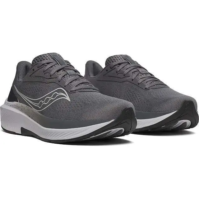 Saucony Echelon 10 Mens Running Shoes Carbon Black 13 Medium 4E S20767-30 - Gray