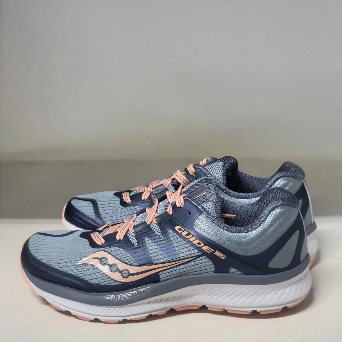 Saucony shoes - Saucony Guide Iso - Guide Iso - Slate/Peach (UPC: 884547878717) 2