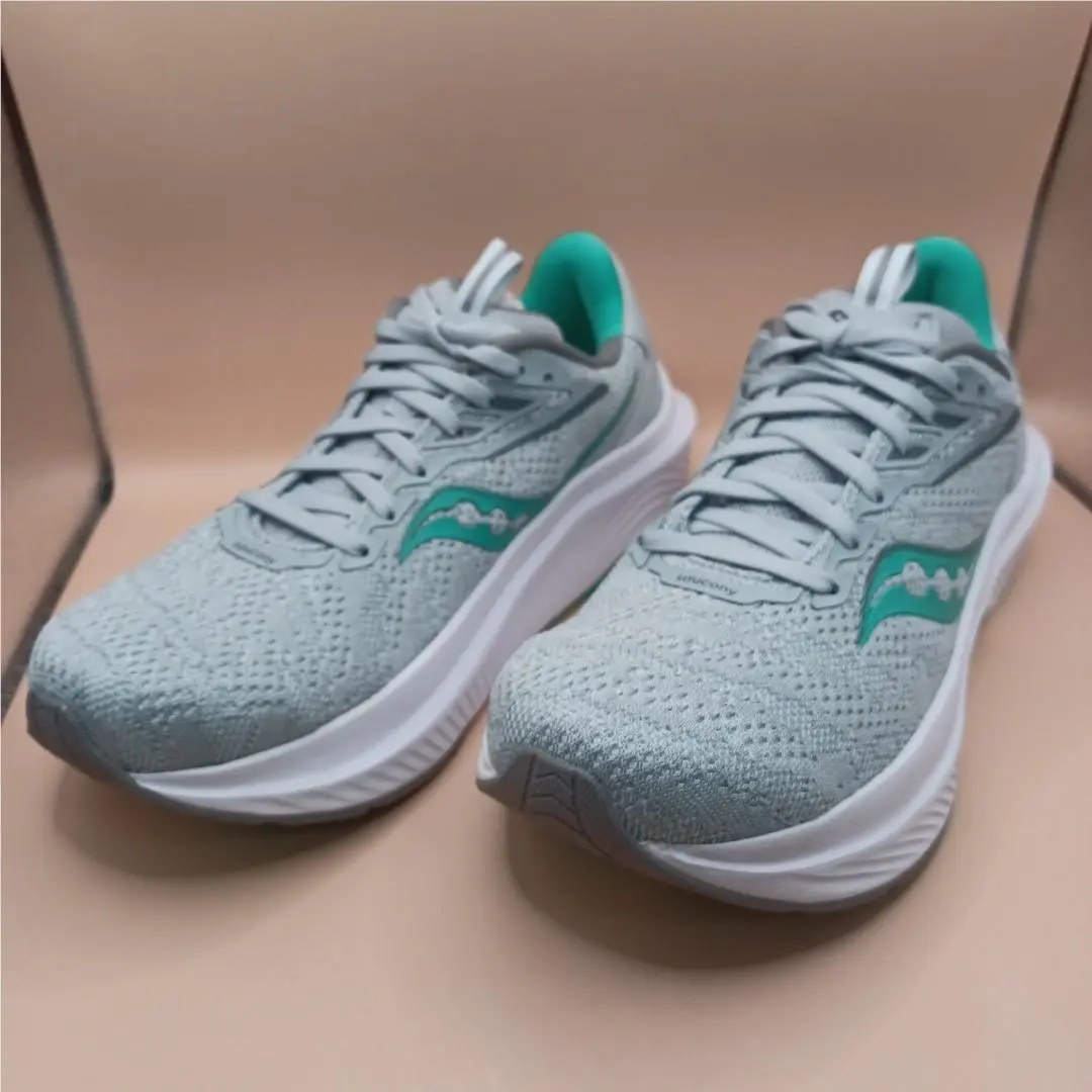 Saucony Echelon 9 Running Shoe-granite/mint Women Size 7 US