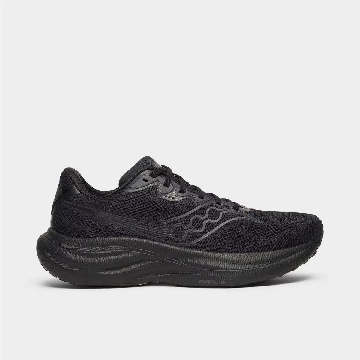 Men`s Saucony Ride 19 Running Shoes Black/black S2105501 001 SZ 11.5