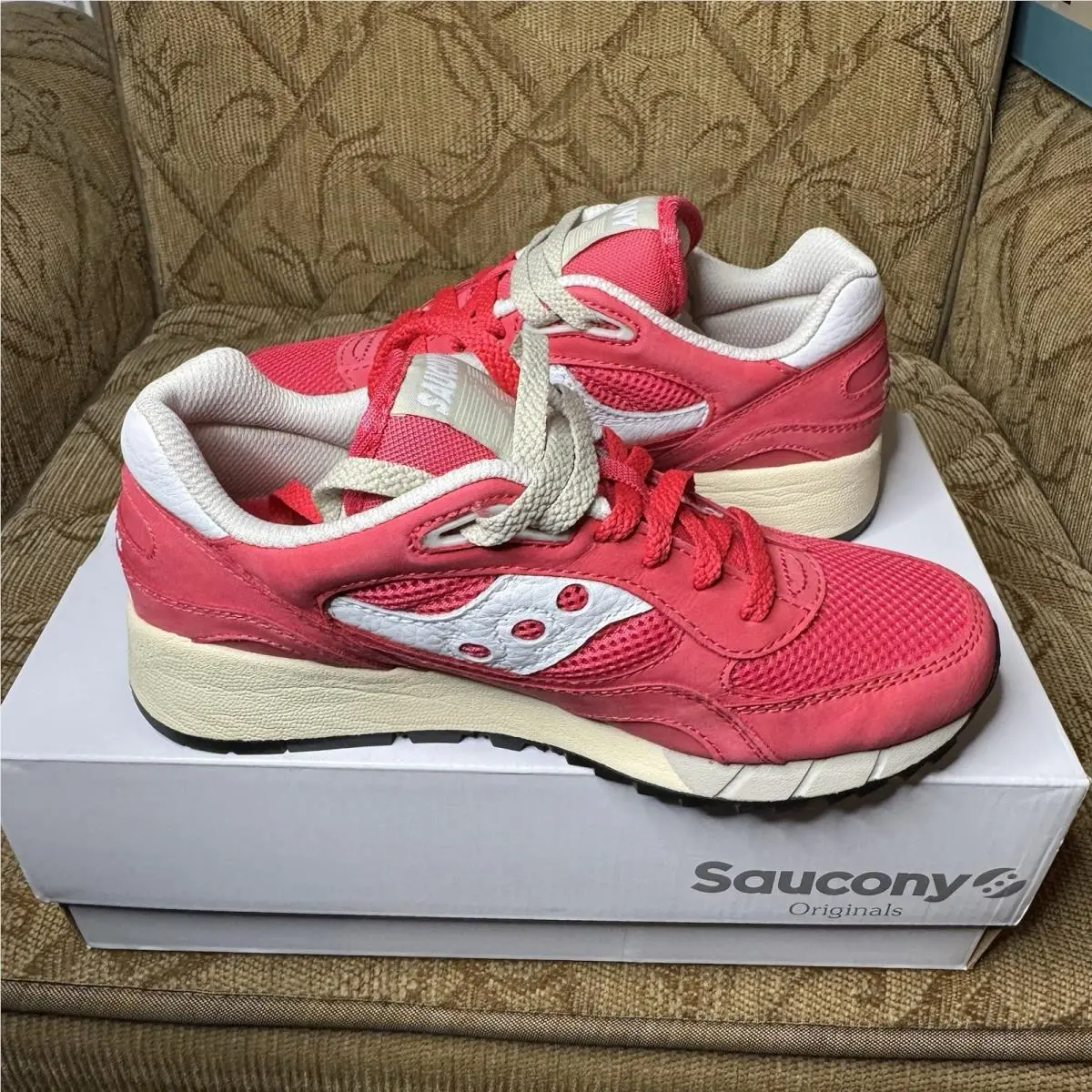 Saucony shoes - Saucony Shadow 6000 - Shadow - S70785-3 - Red/white 0
