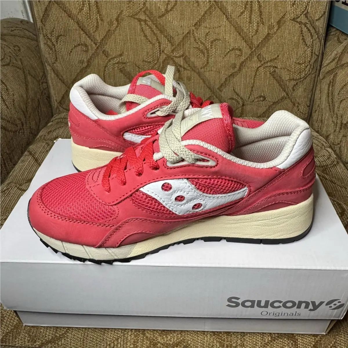 Saucony shoes - Saucony Shadow 6000 - Shadow - S70785-3 - Red/white 1