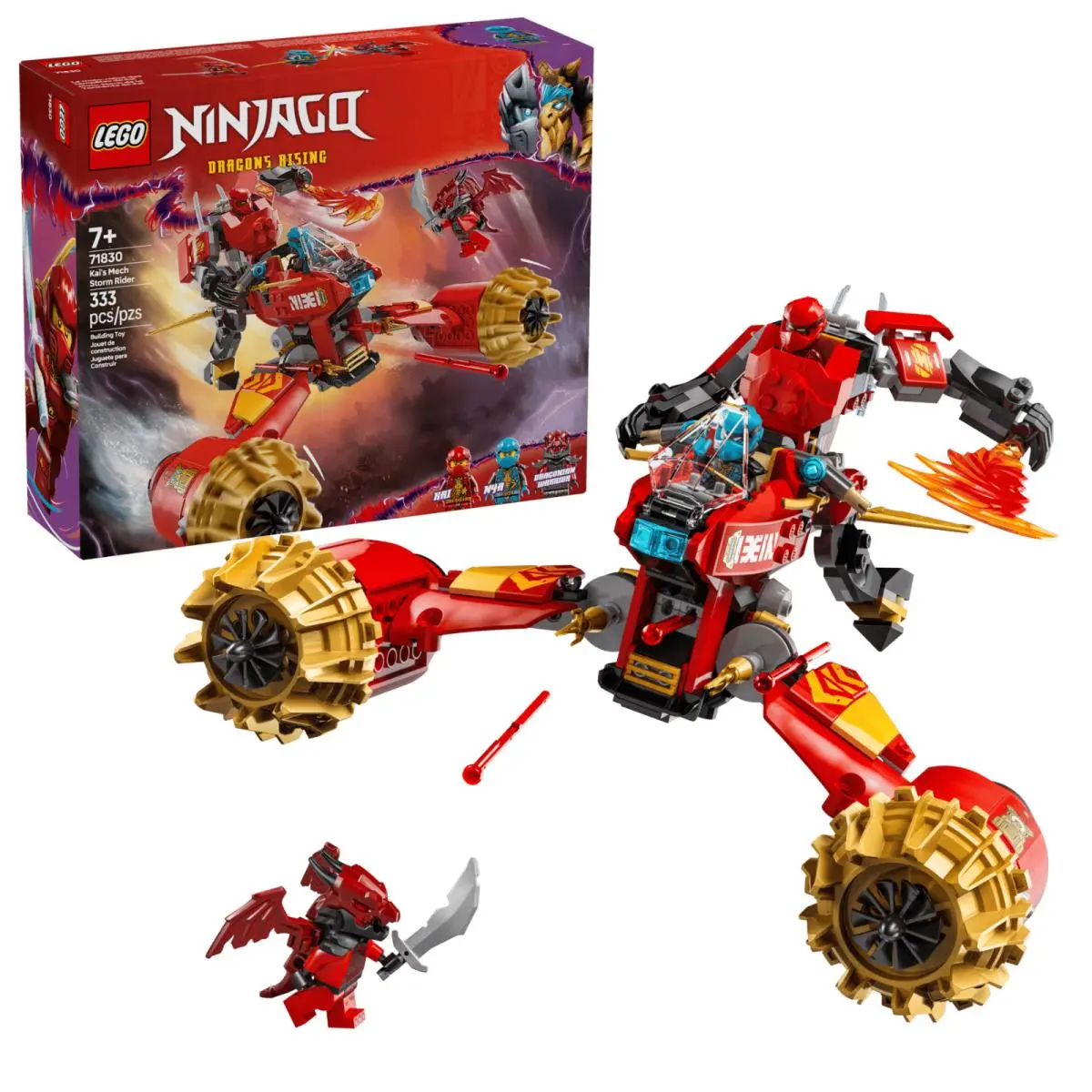 Lego Ninjago Kai`s Mech Storm Rider Set 71830