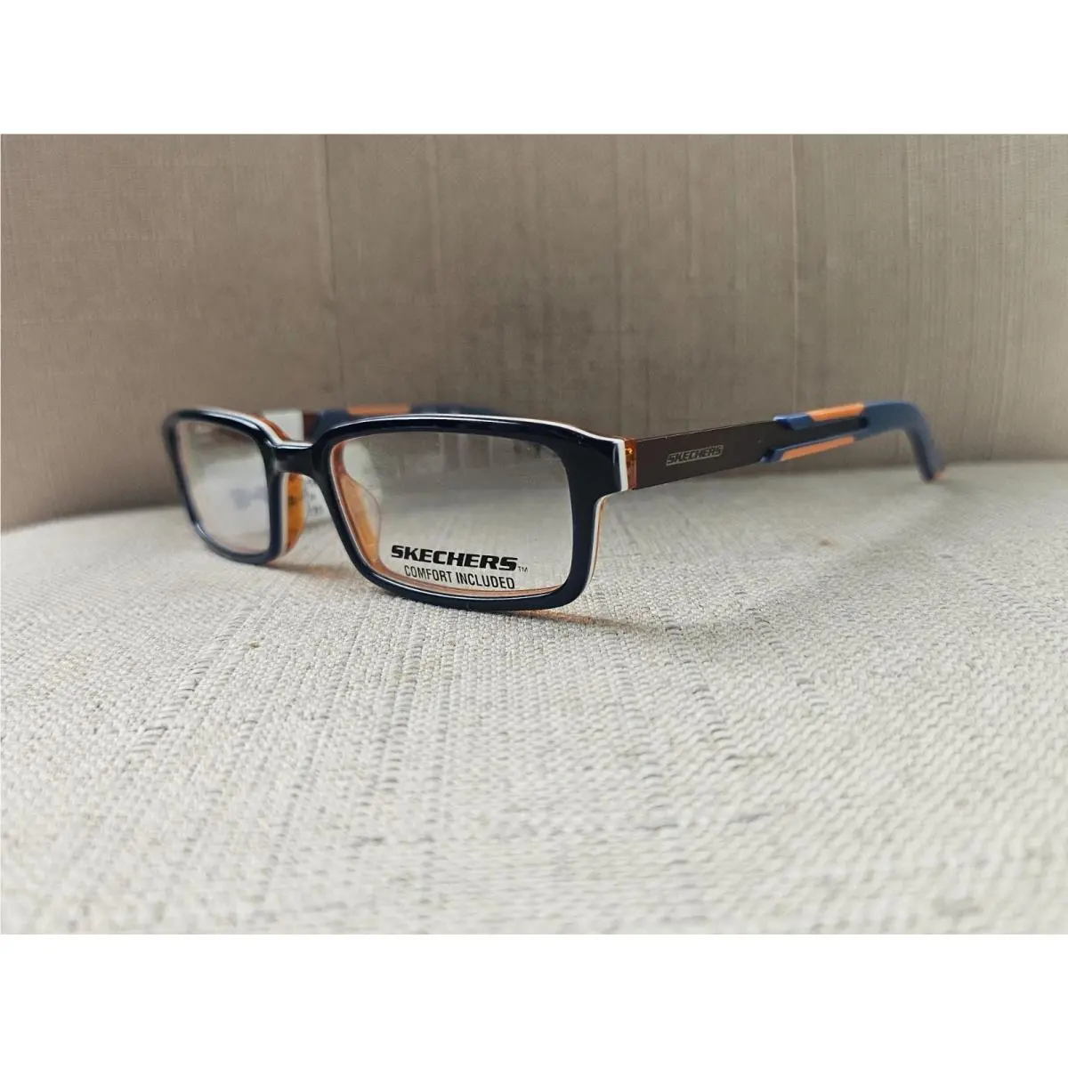 Skechers Sketchers Kid Youth Eyeglasses Frame Blue/orange SK1110 Nvor Eyewear Glasses