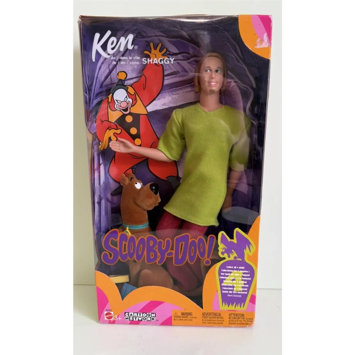 Barbie Ken As Shaggy in Scooby Doo Doll Vintage Mattel 2002 B3283