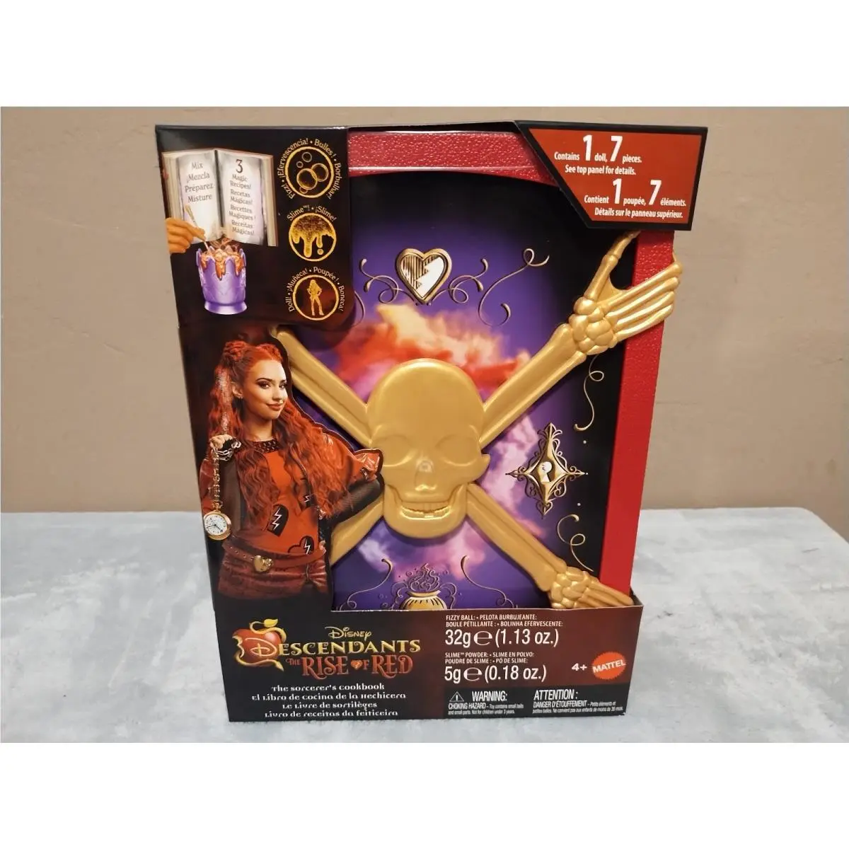 Disney Descendants: The Rise of Red Doll Playset Sorcerer’s Cookbook Set