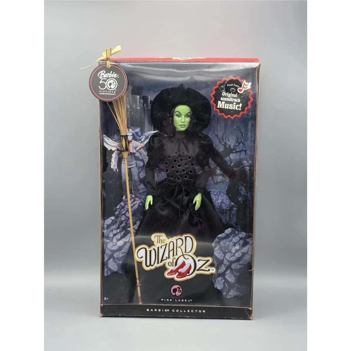 Barbie 2008 Pink Label Wicked Witch of The West Wizard of Oz 50th Anniversary