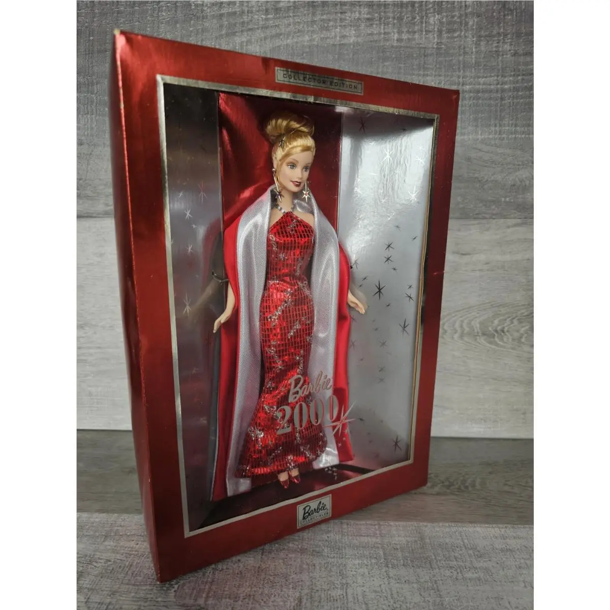 Barbie Collectibles Special Edition Millennium 2000 Doll Red Dress 27409 Mattel
