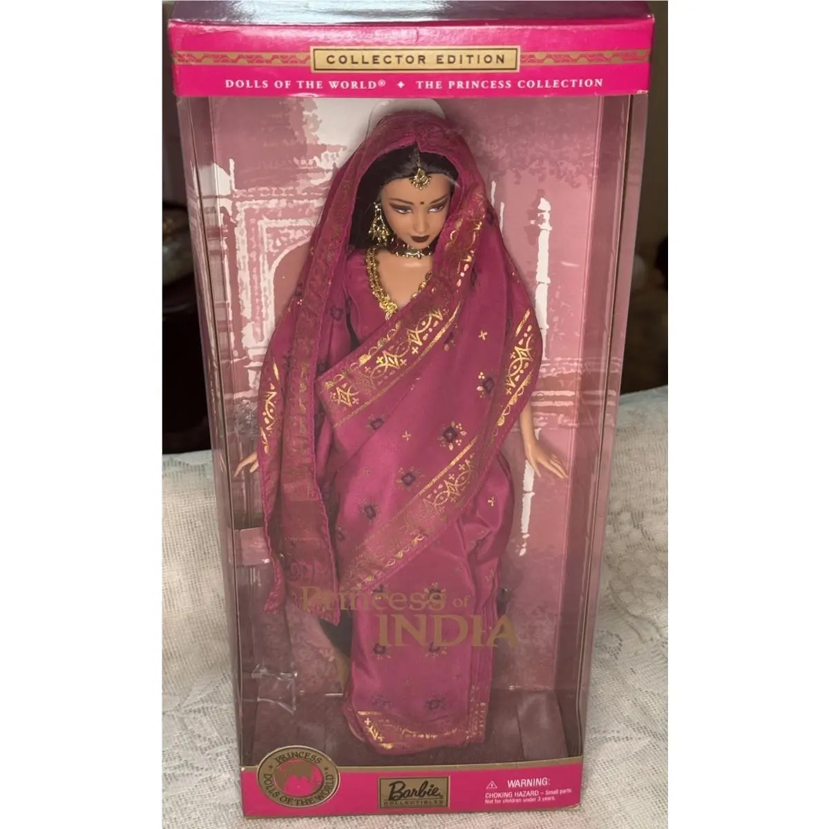 Vintage 2000 Dolls of The World “princess of India Barbie” 28374 Nrfb