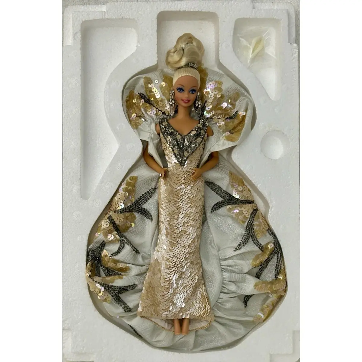 Phenomenal 1991 Vintage Bob Mackie Platinum Barbie 2703