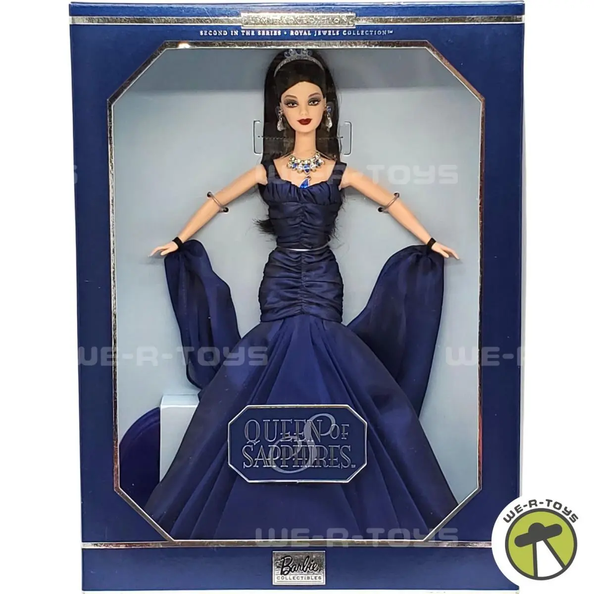 Queen of Sapphires Barbie Doll Royal Jewels Collection 2000 Mattel 26926