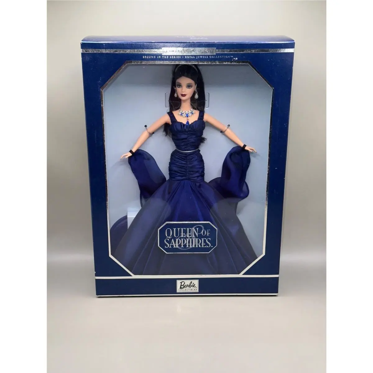Vintage 2000 Mattel Royal Jewels “queen of Sapphires Barbie” 26926 Nrfb