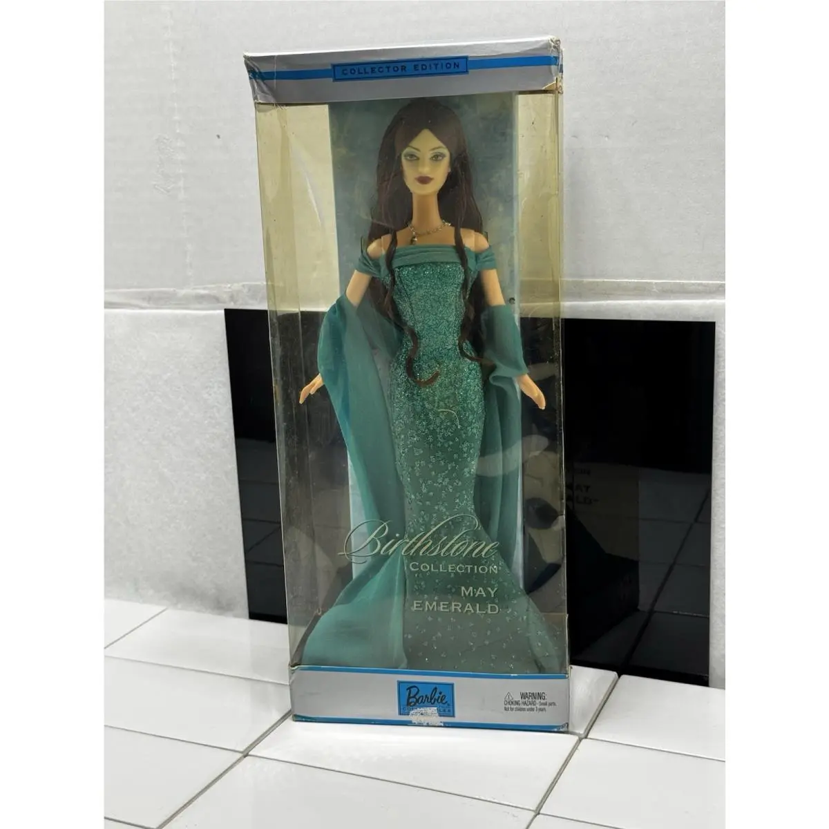 Barbie Birthstone May Emerald Collector Fashion Doll 12in 2002